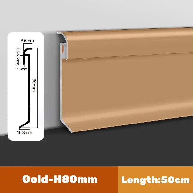 Black Aluminum Skirting Light