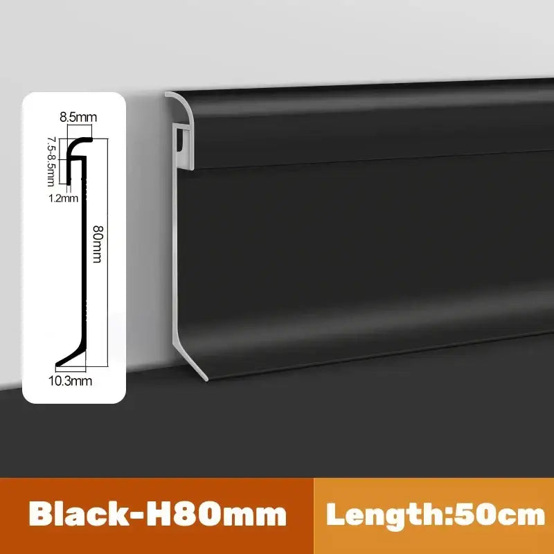 Black Aluminum Skirting Light