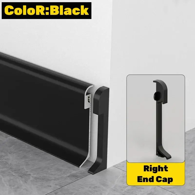 Black Aluminum Skirting Light