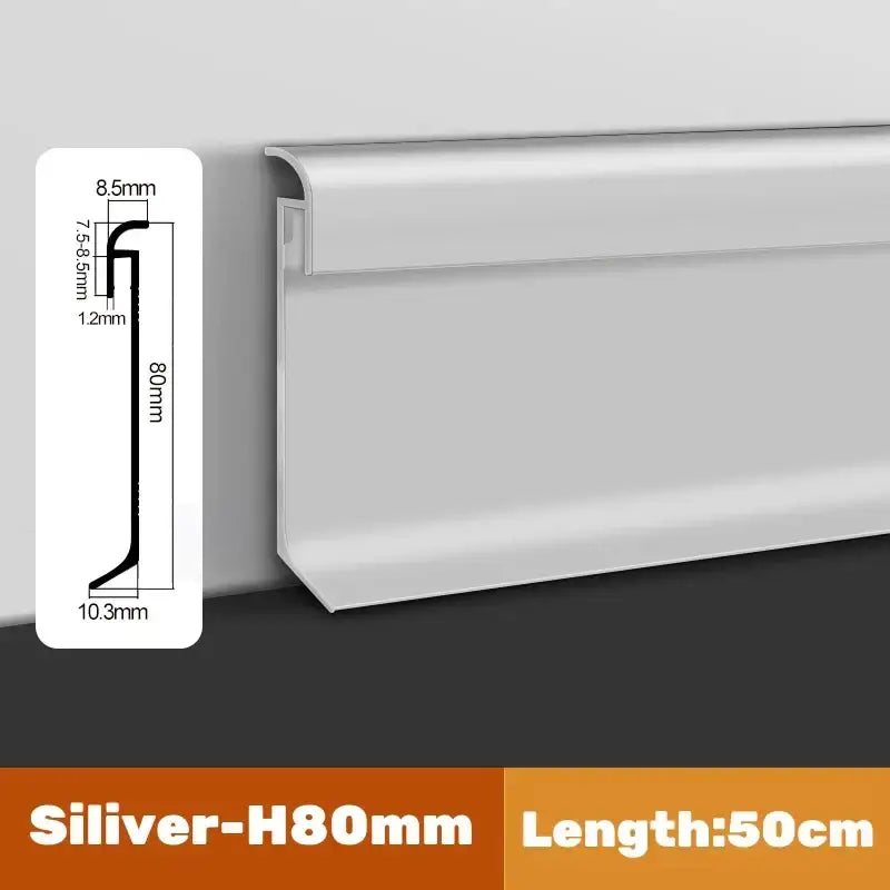 Black Aluminum Skirting Light