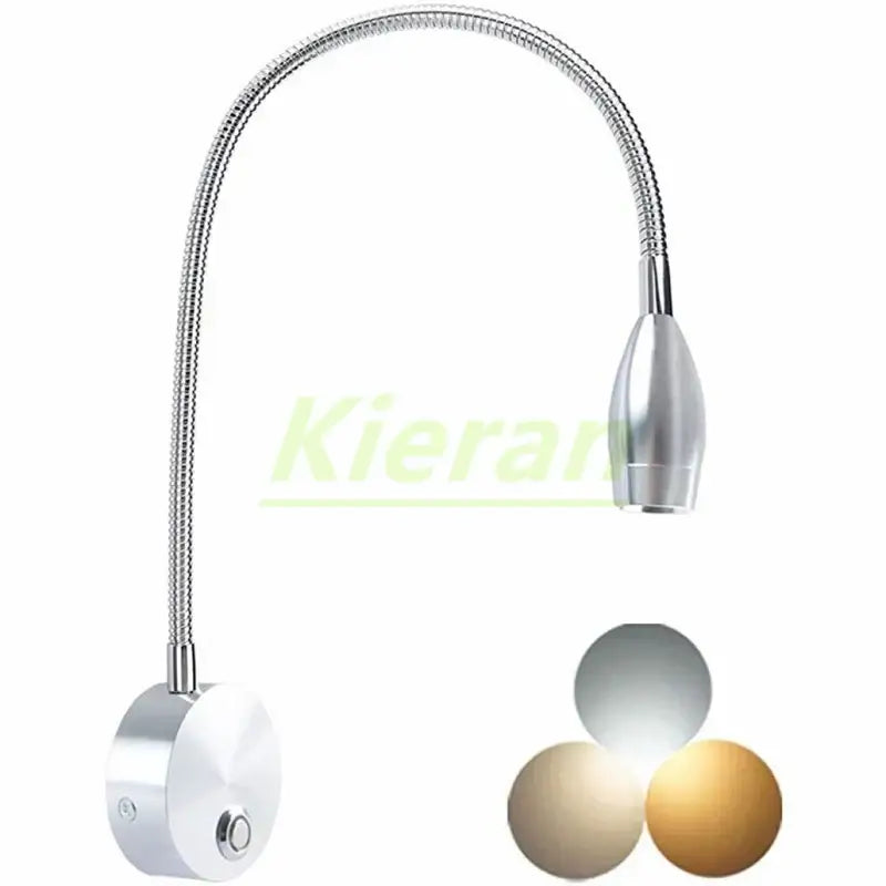 Silver Snake Wall Lamp
