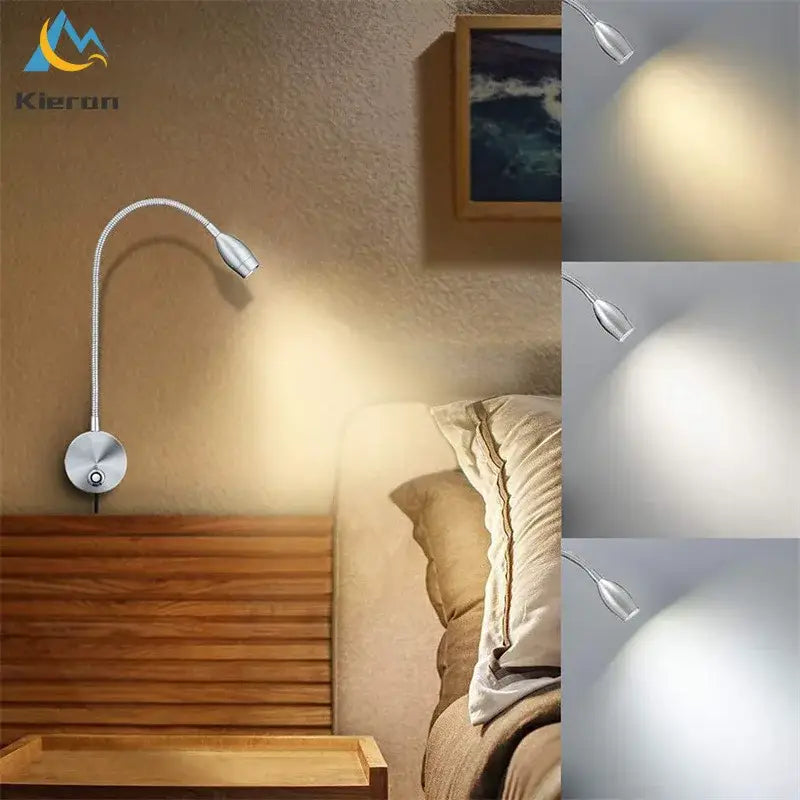 Silver Snake Wall Lamp