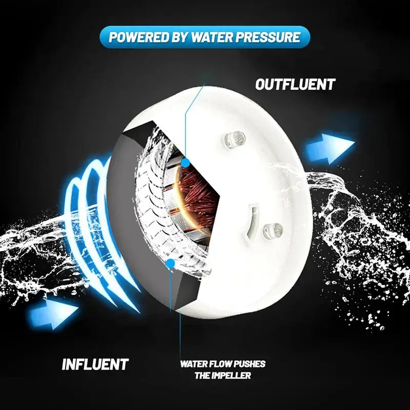 Chrome LED Shower Head