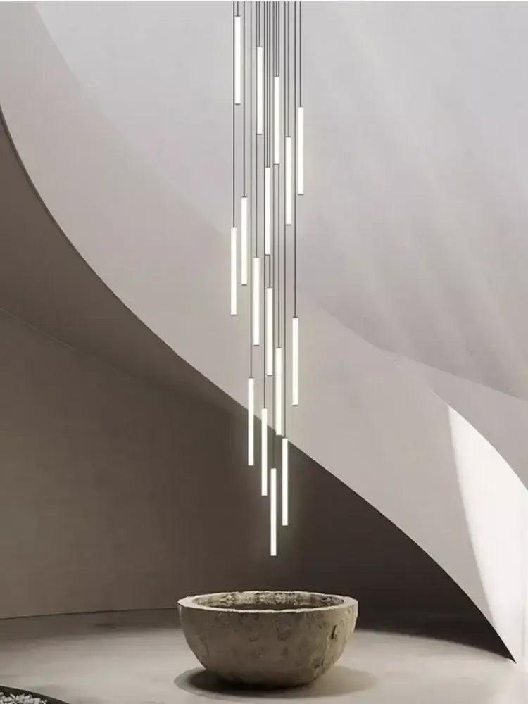Silver LED Chandelier