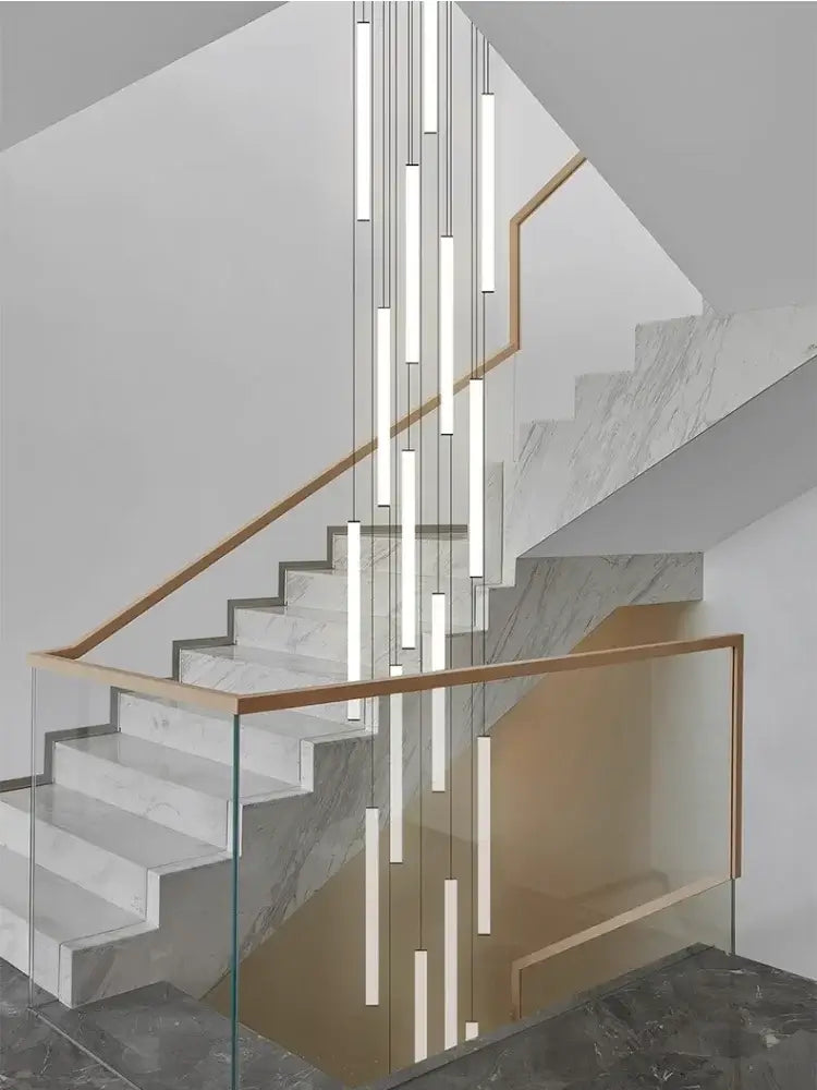 Silver Spiral Chandelier