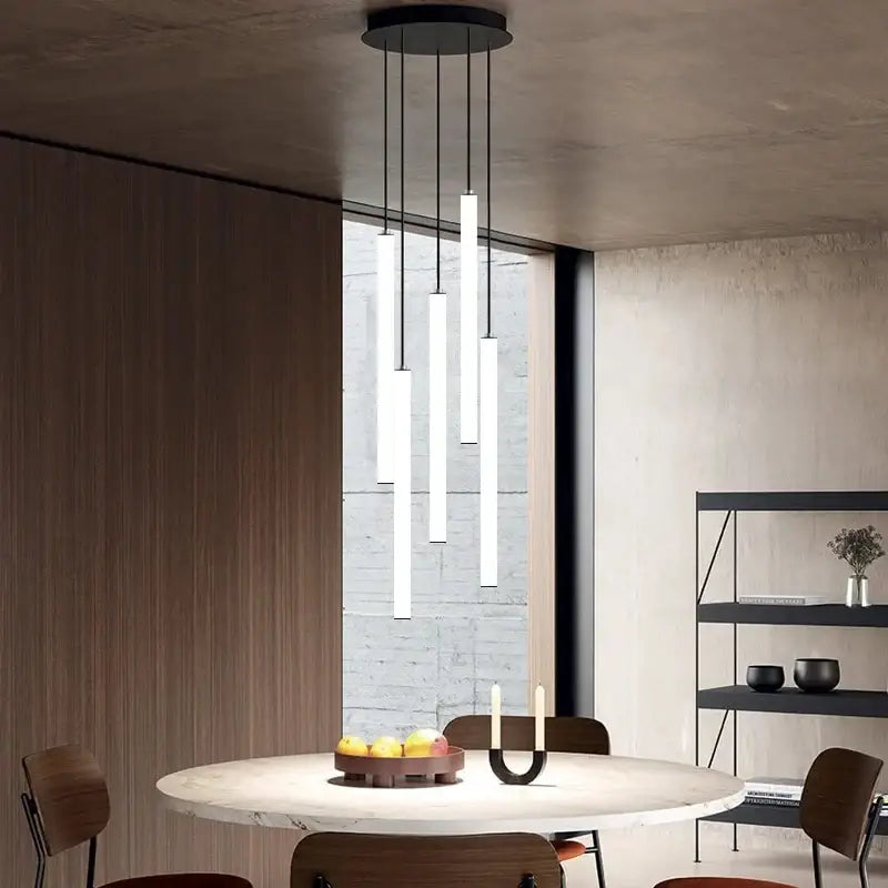 Silver Spiral Chandelier