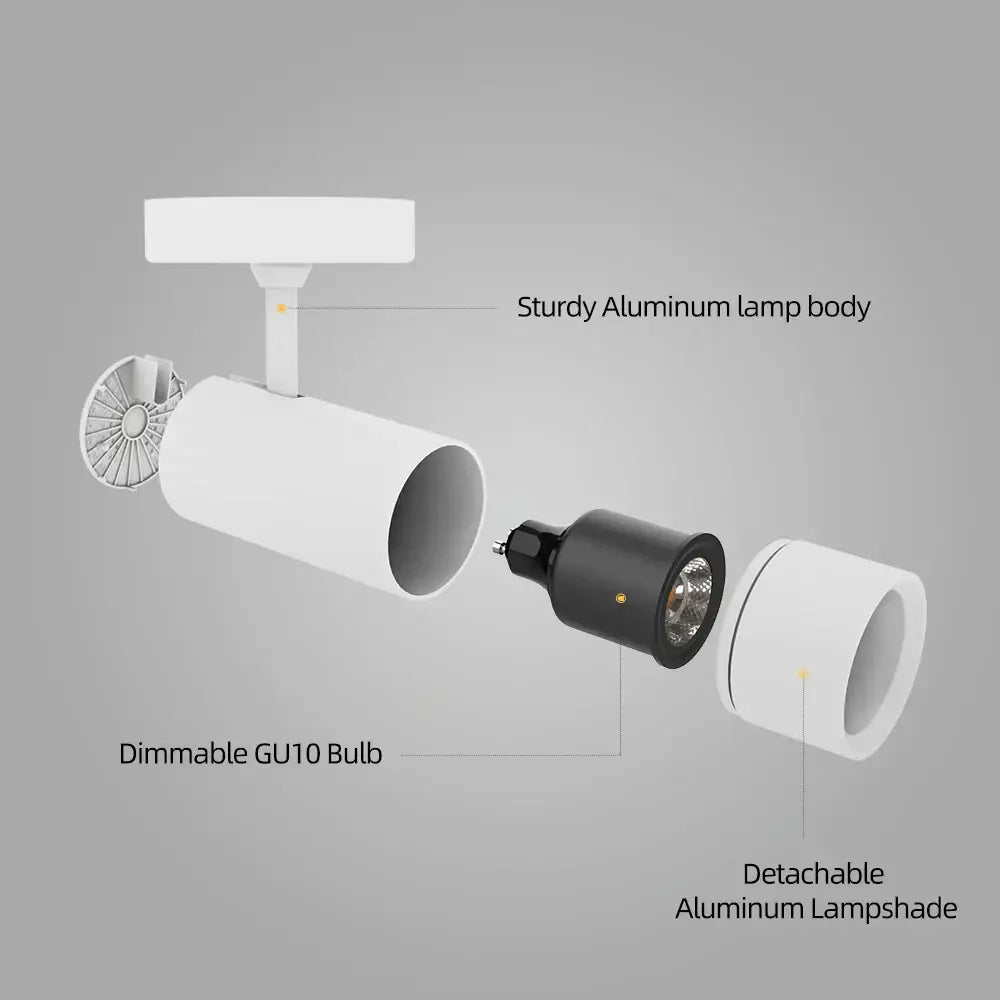 White Adjustable Spotlight