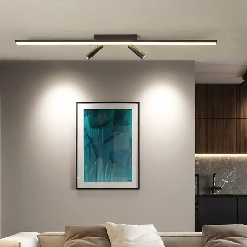 Black LED Spotlight Lamp For Hotel Halls