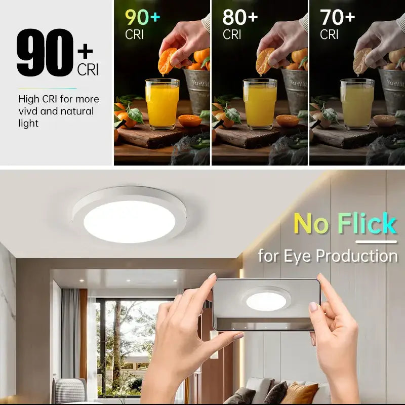 White Square LED Light