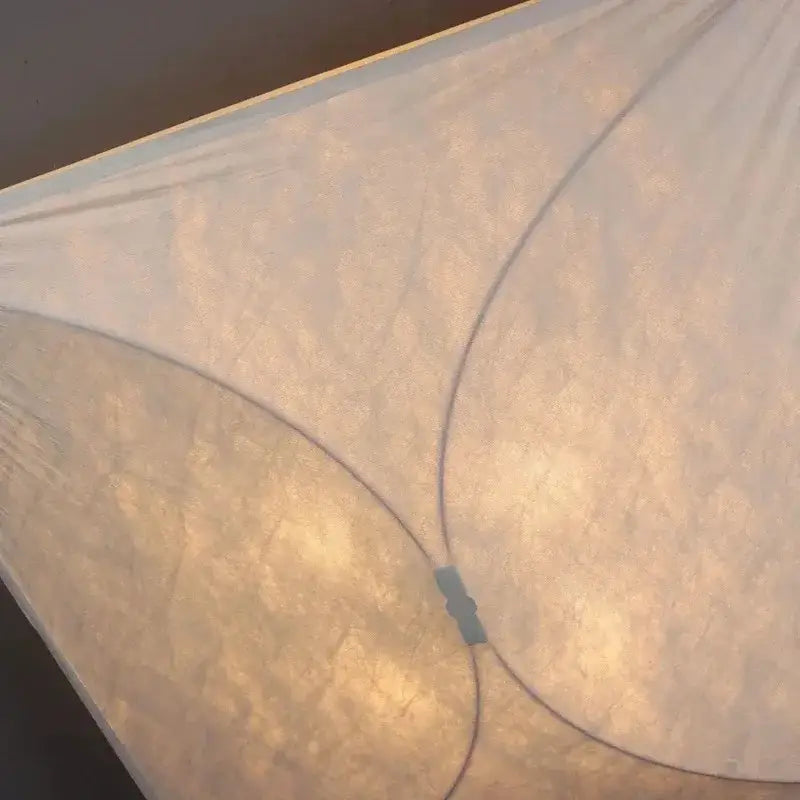 White Square Fabric Lamp