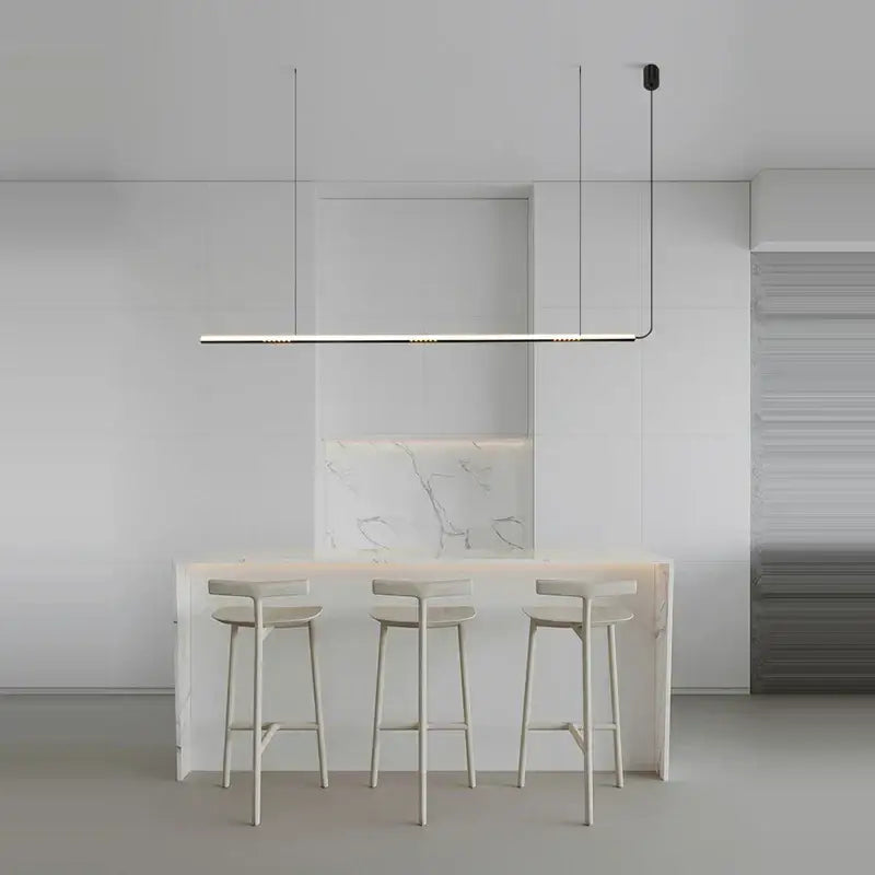 Black Square LED Chandelier Sensor Technology