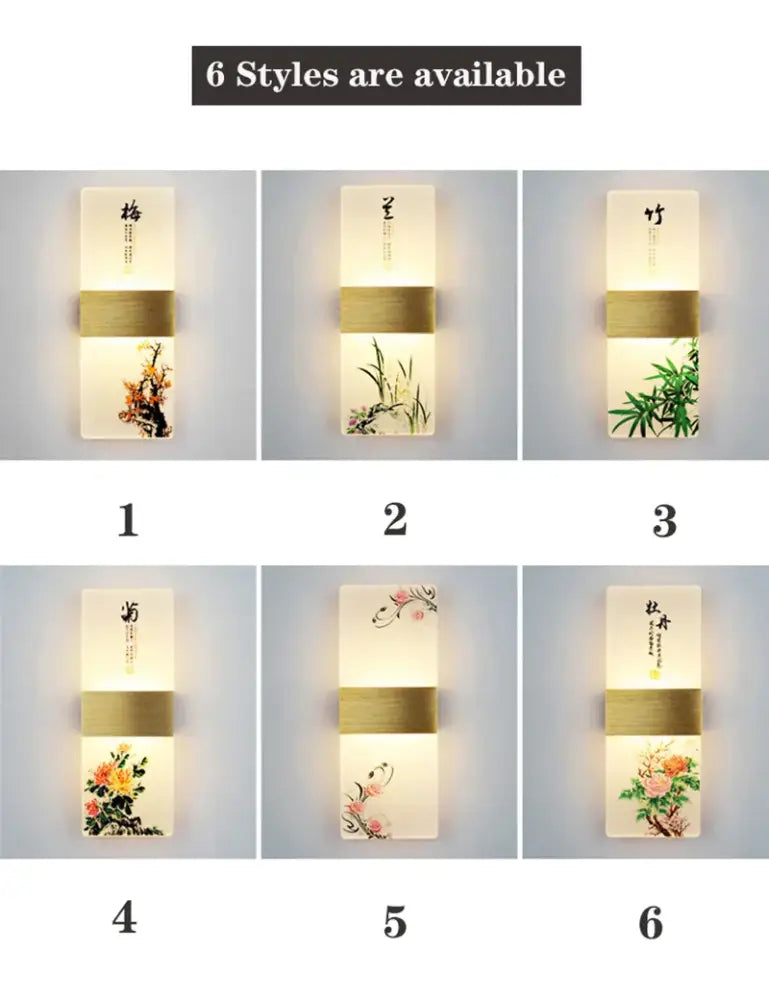Plum Blossom LED Wall Lamp