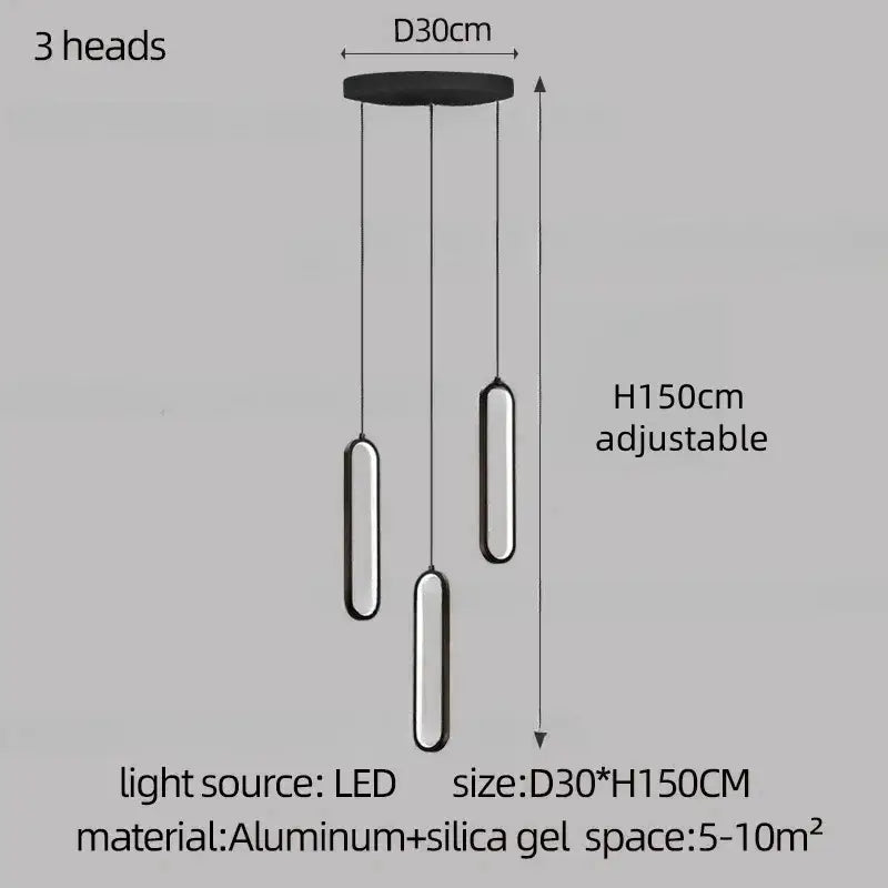 Gold Branch LED Chandelier 30-Head Staircase