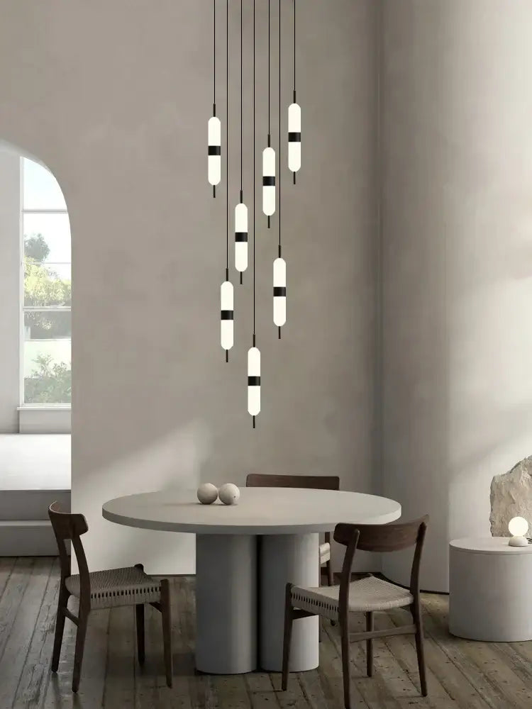 Dimmable LED Staircase Chandelier