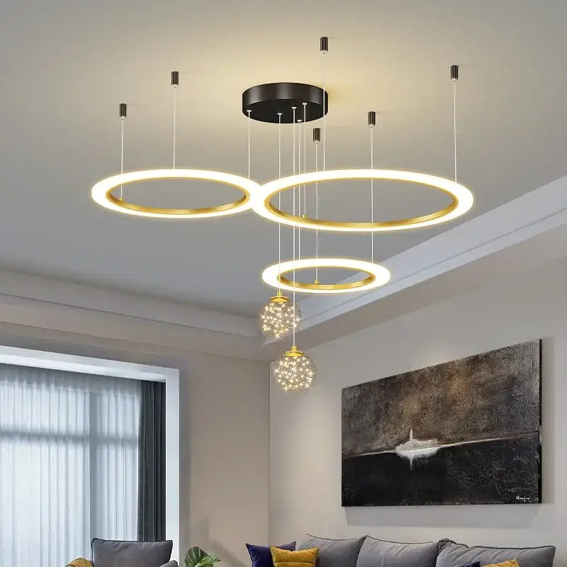 Black Star Chandelier Light