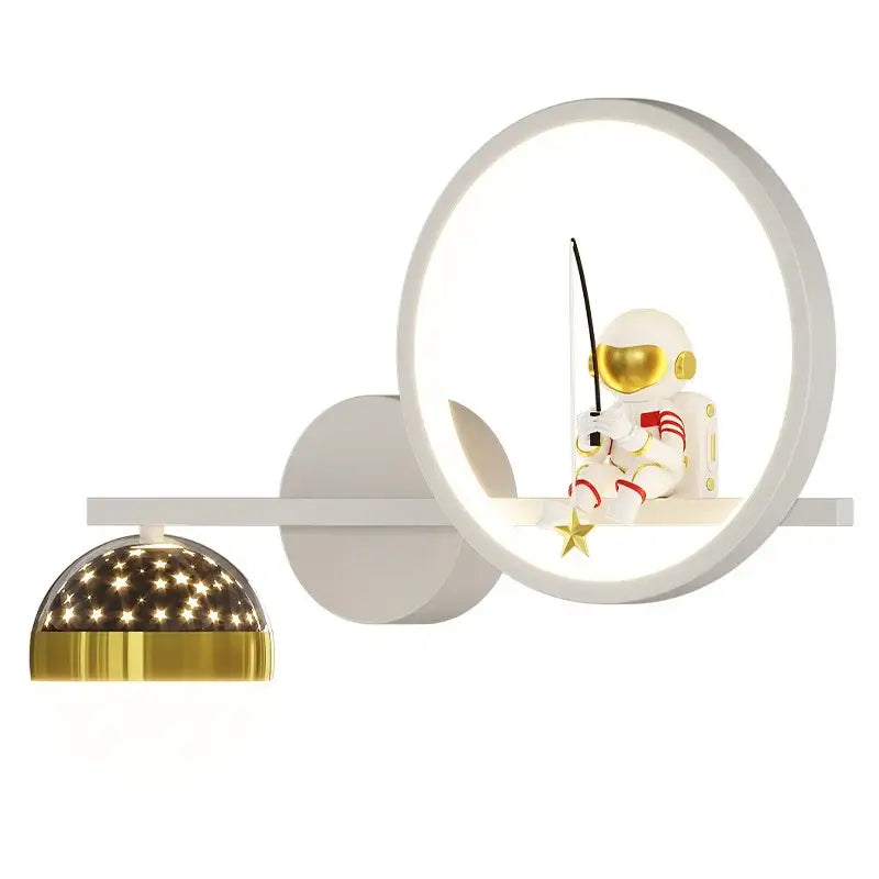 Gold Astronaut Star Light