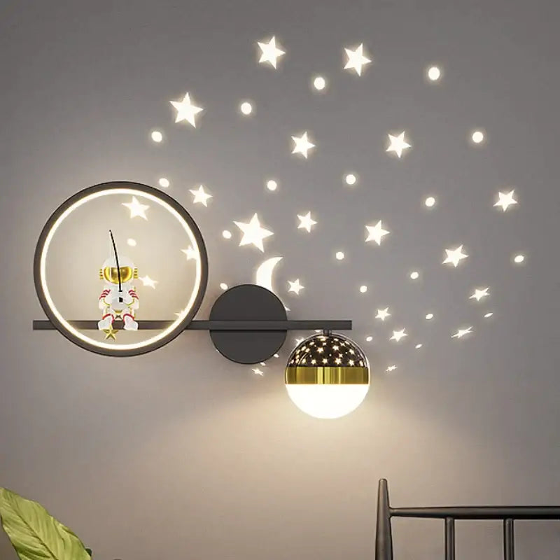 Gold Astronaut Star Light