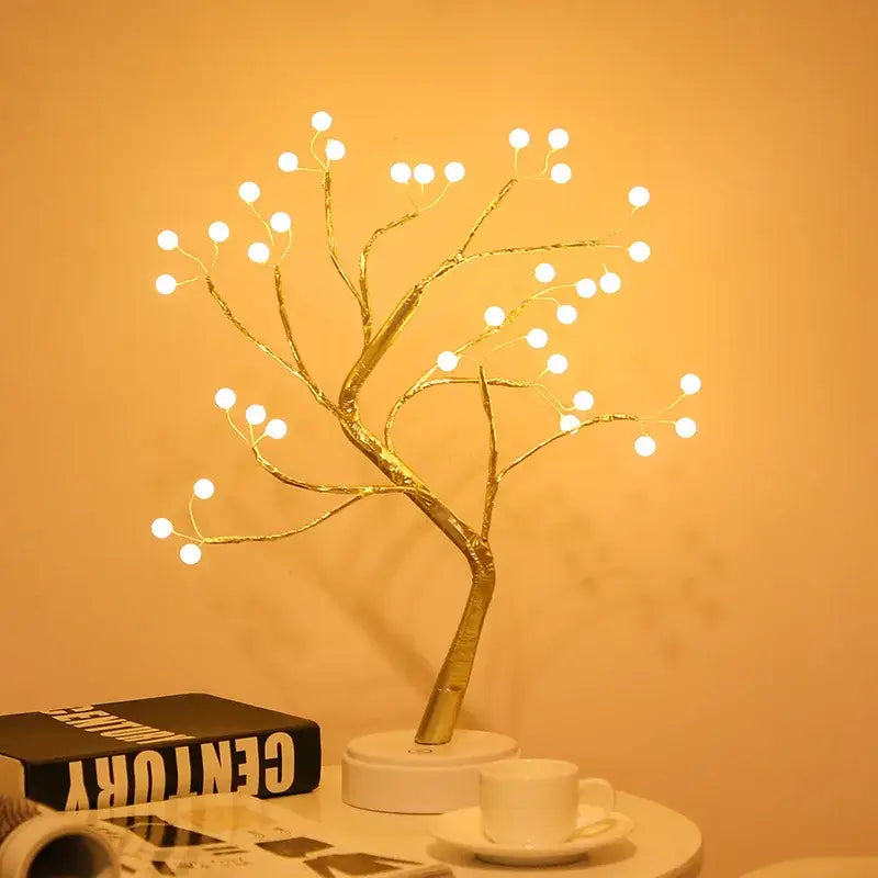 Silver Starry Table Lamp
