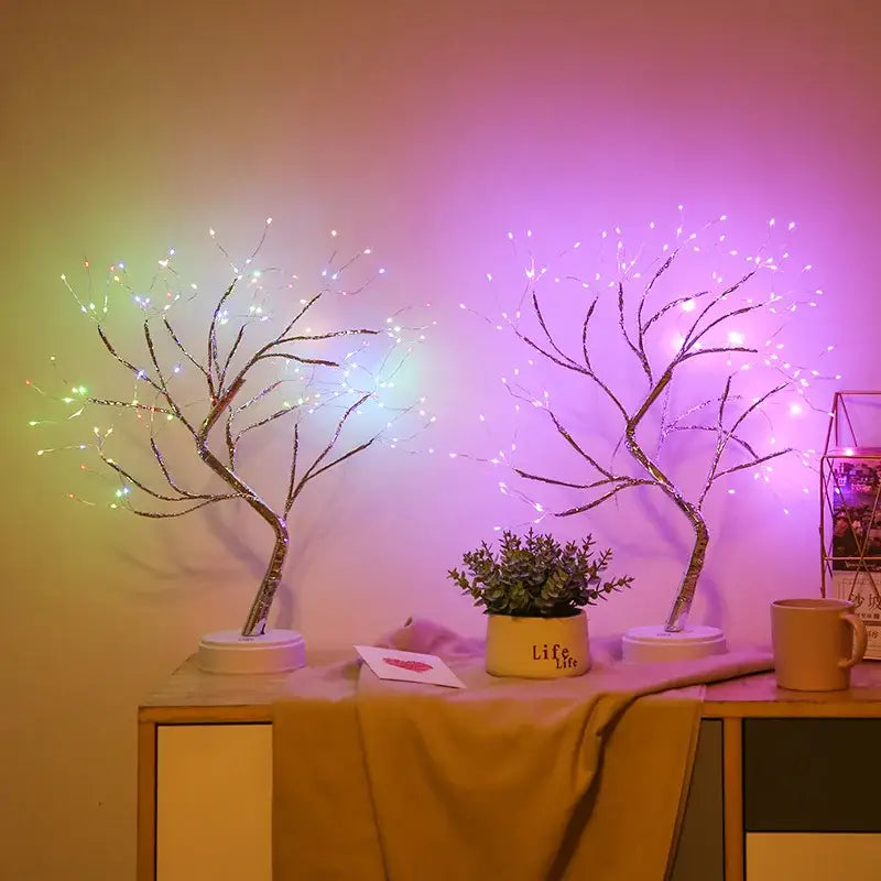 Silver Starry Table Lamp
