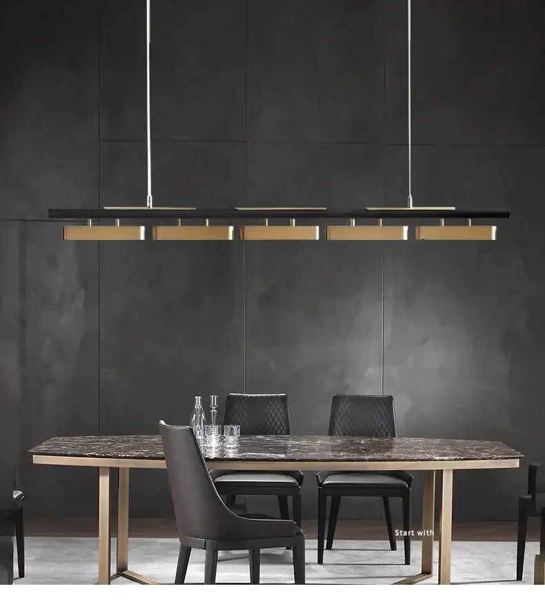 Black Gold LED Pendant