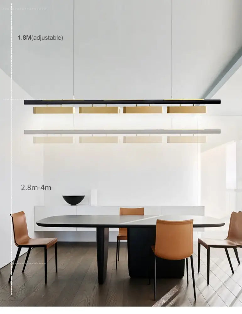 Black Gold LED Pendant