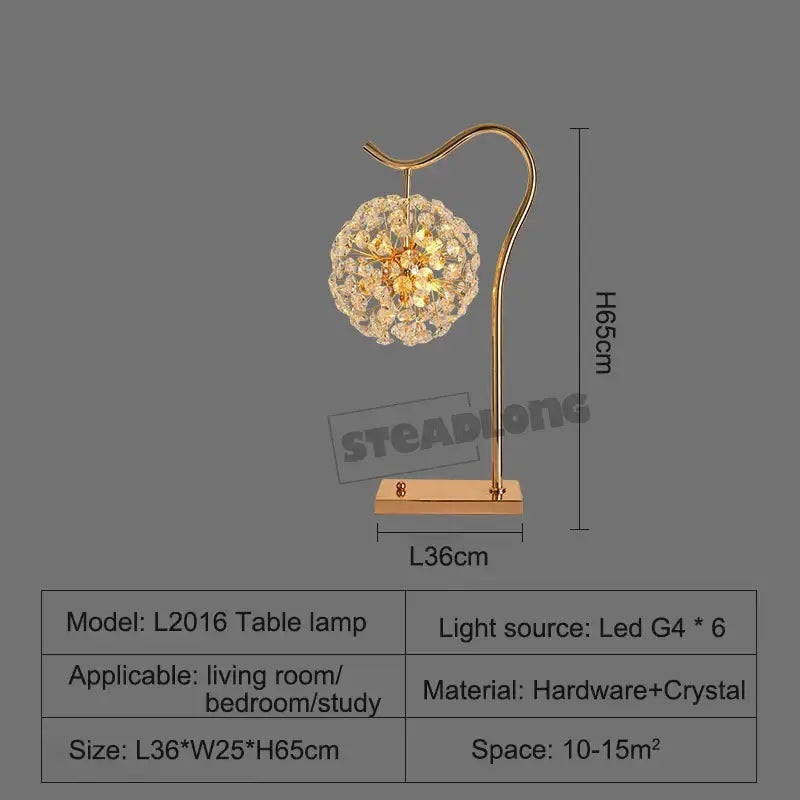 Gold Sunflower Floor Lamp