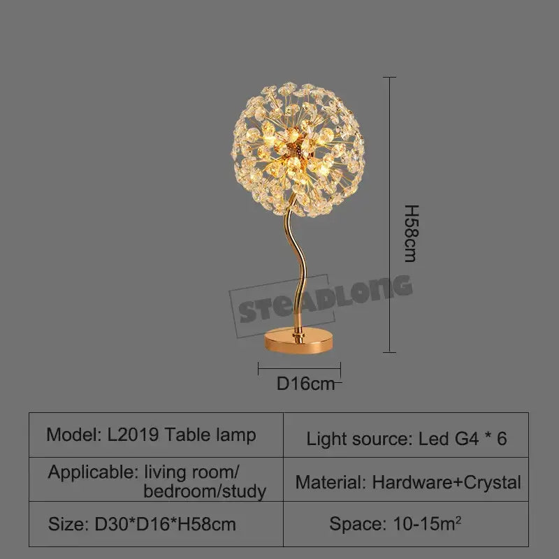 Gold Sunflower Floor Lamp