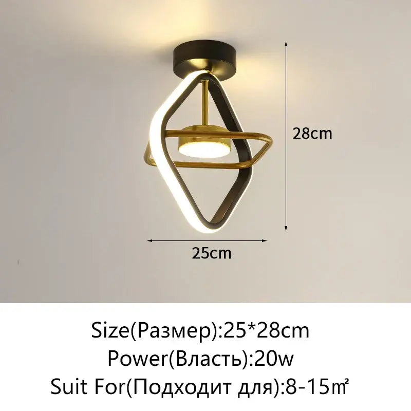 White Surface Ceiling Light