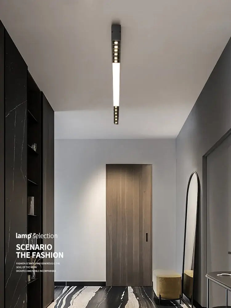 Black Surface Ceiling Light