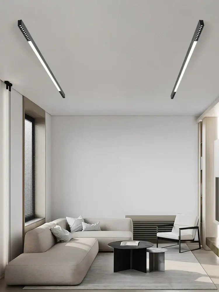 Black Surface Ceiling Light