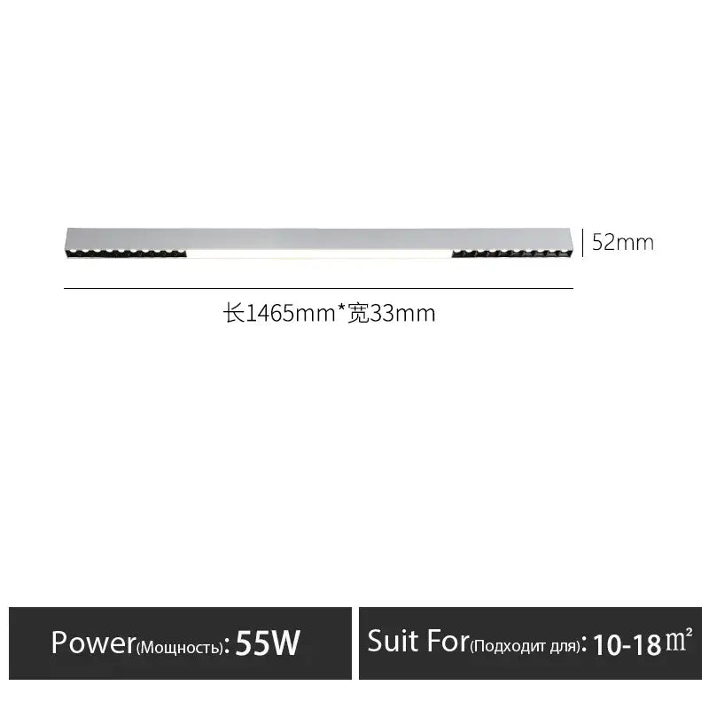 Black Surface Ceiling Light