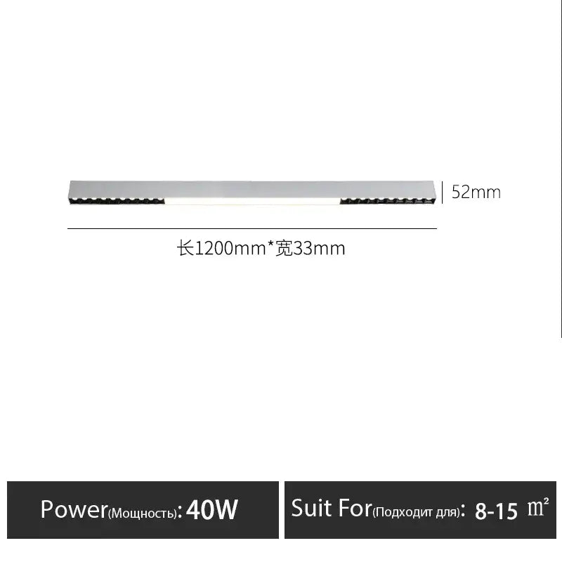 Black Surface Ceiling Light