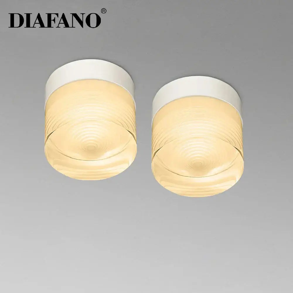 Amber Glass Spot Lights