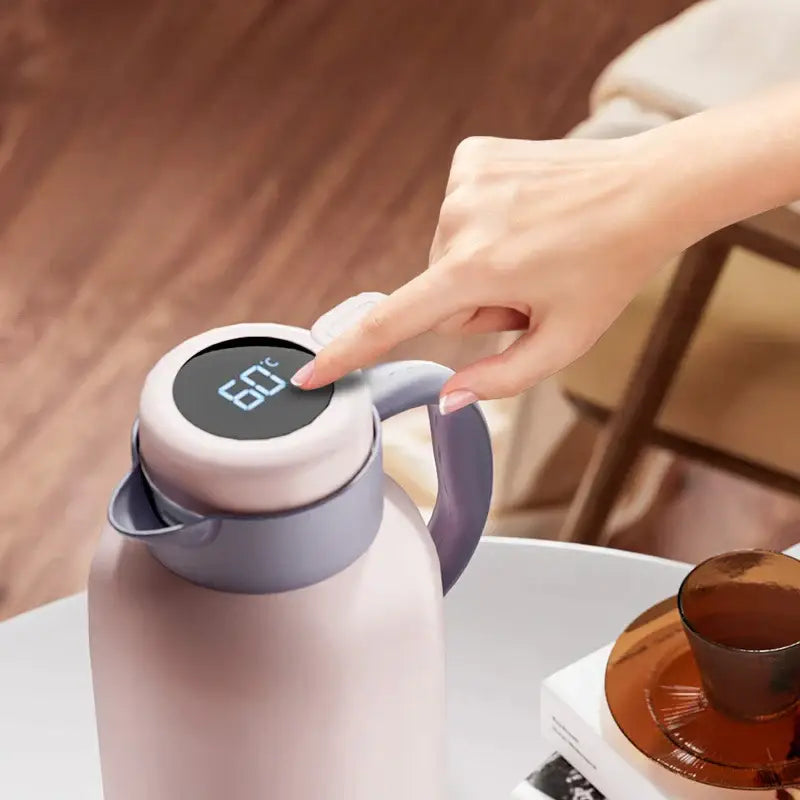 Gray LED Thermo Bottle