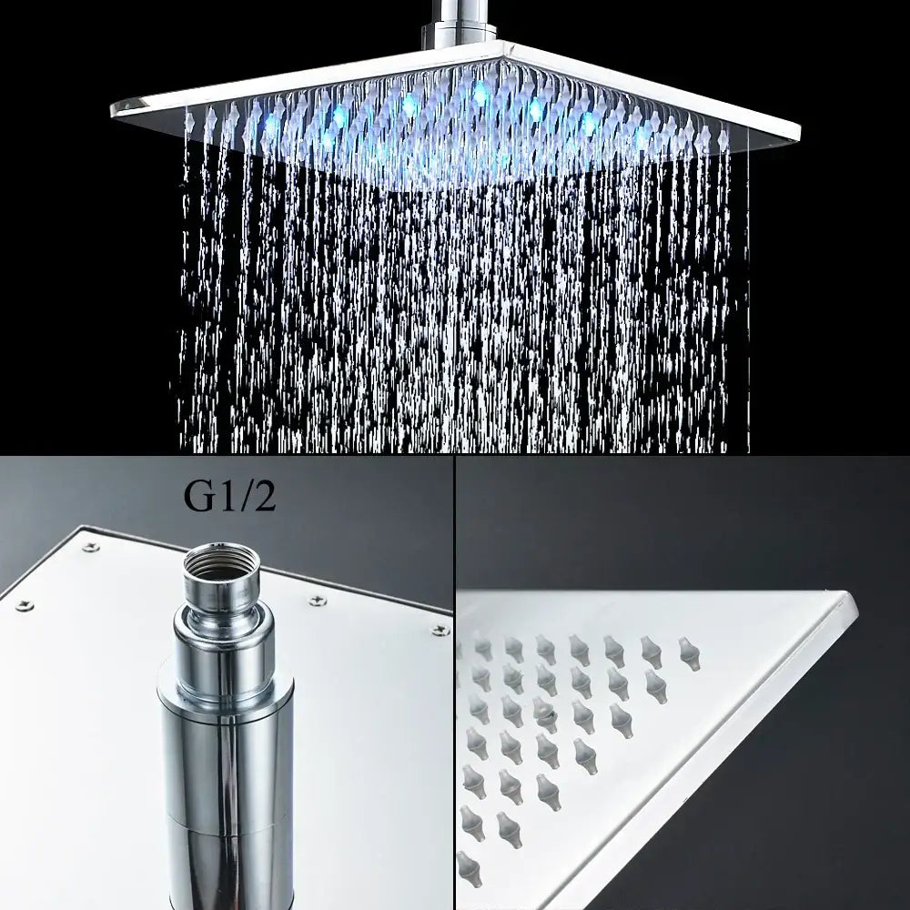 Chrome LED Shower Mixer