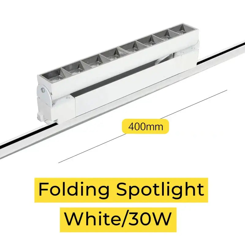 Black LED Track Light Rail Set Design