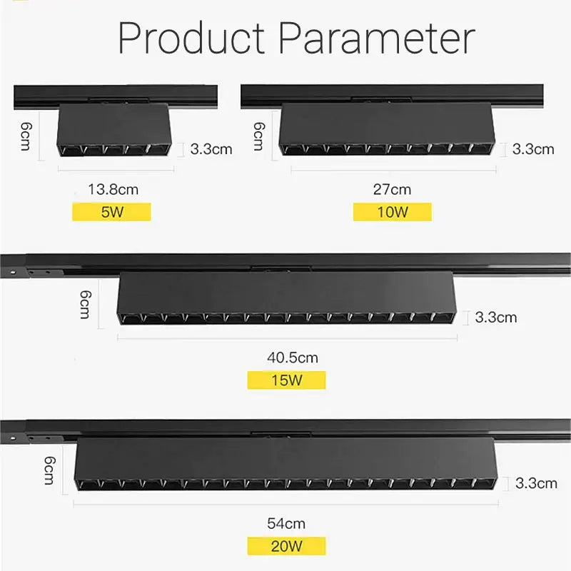 White Linear Track Light