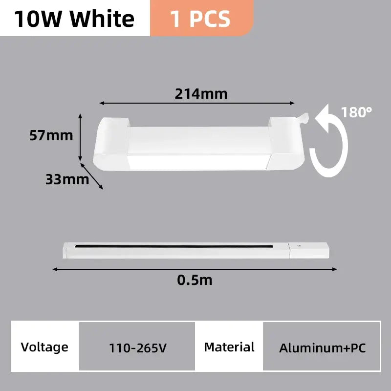 Black Track Light Set