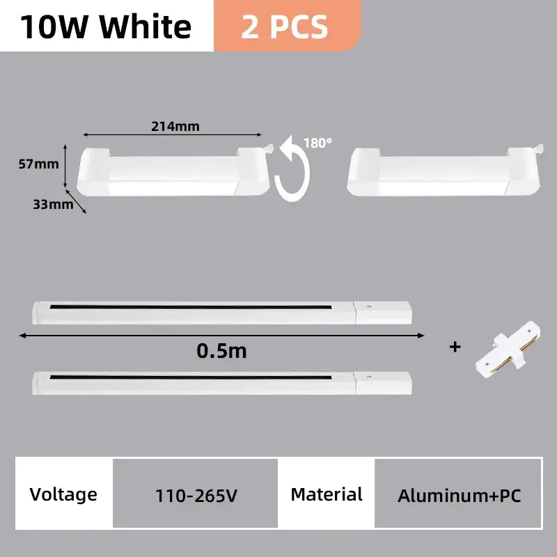 Black Track Light Set