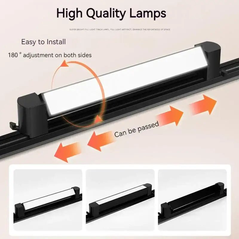 Black Track Light Set