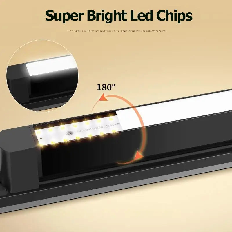 Black Track Light Set