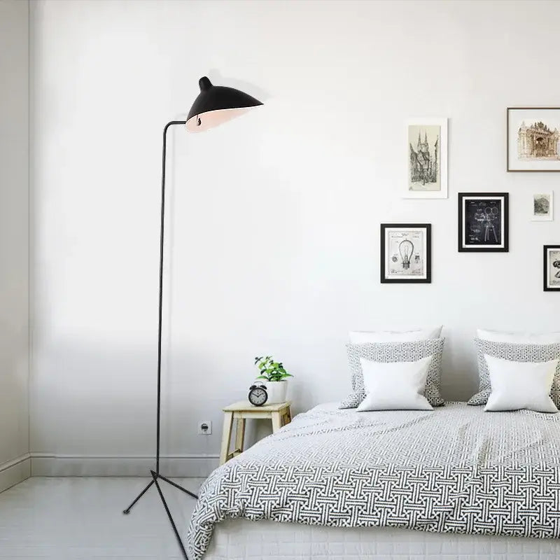 Black Tripod Floor Lamp Remote Control