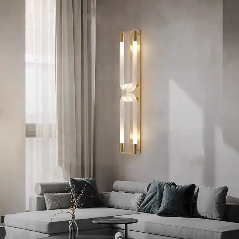Gold Minimalist Wall Light
