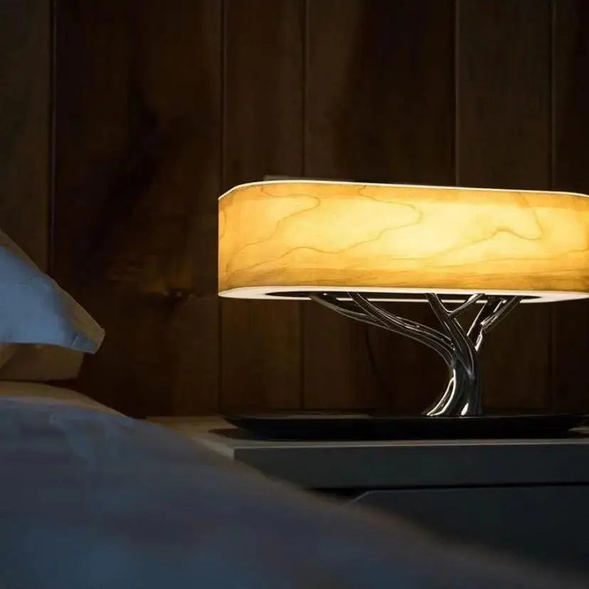 Amber Tree Table Lamp
