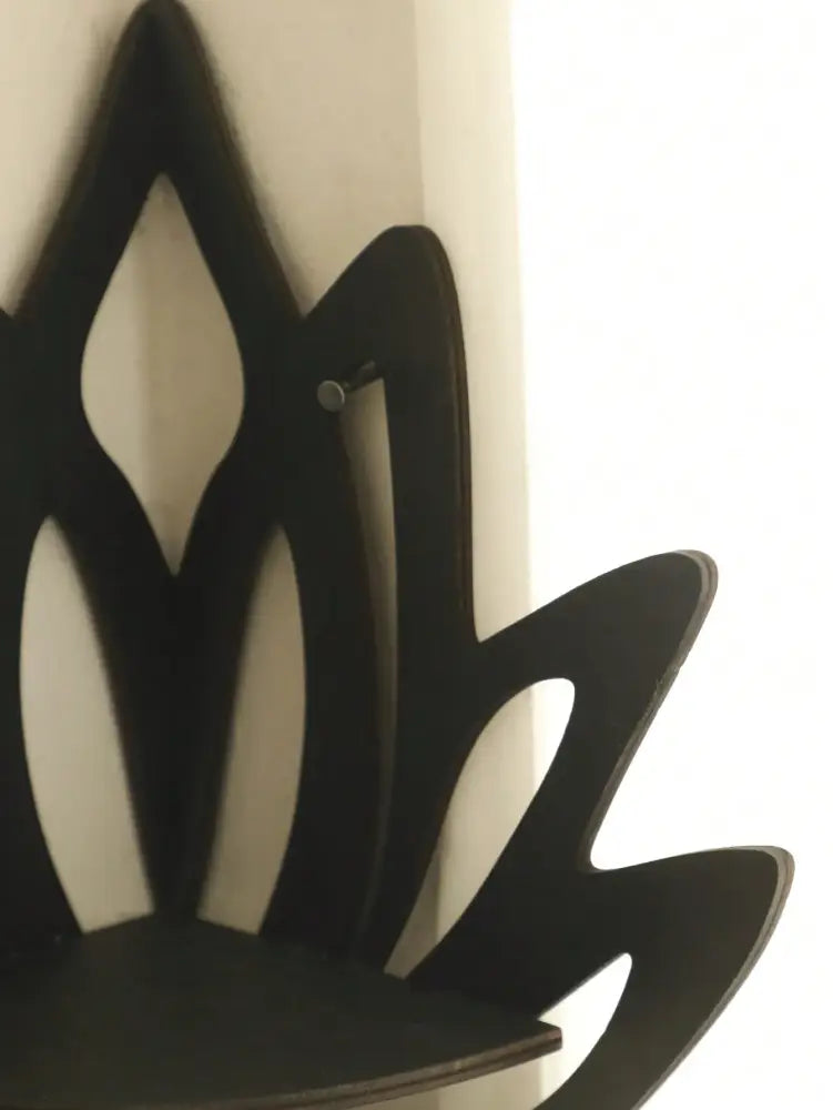 Black Metal Floating Shelf