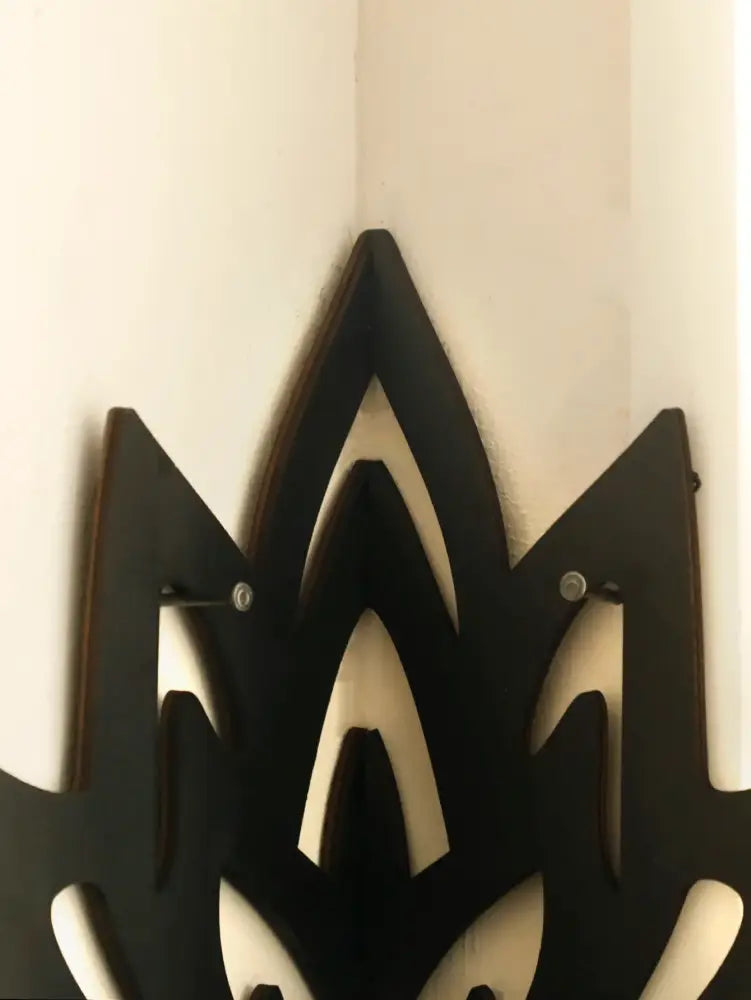 Black Metal Floating Shelf