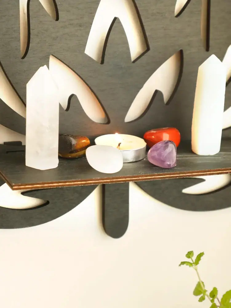 Black Metal Floating Shelf