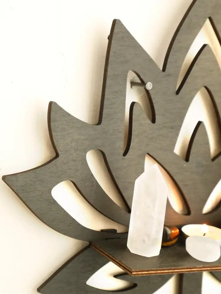 Black Metal Floating Shelf