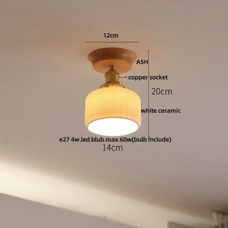 Lotus Glass Ceiling Light