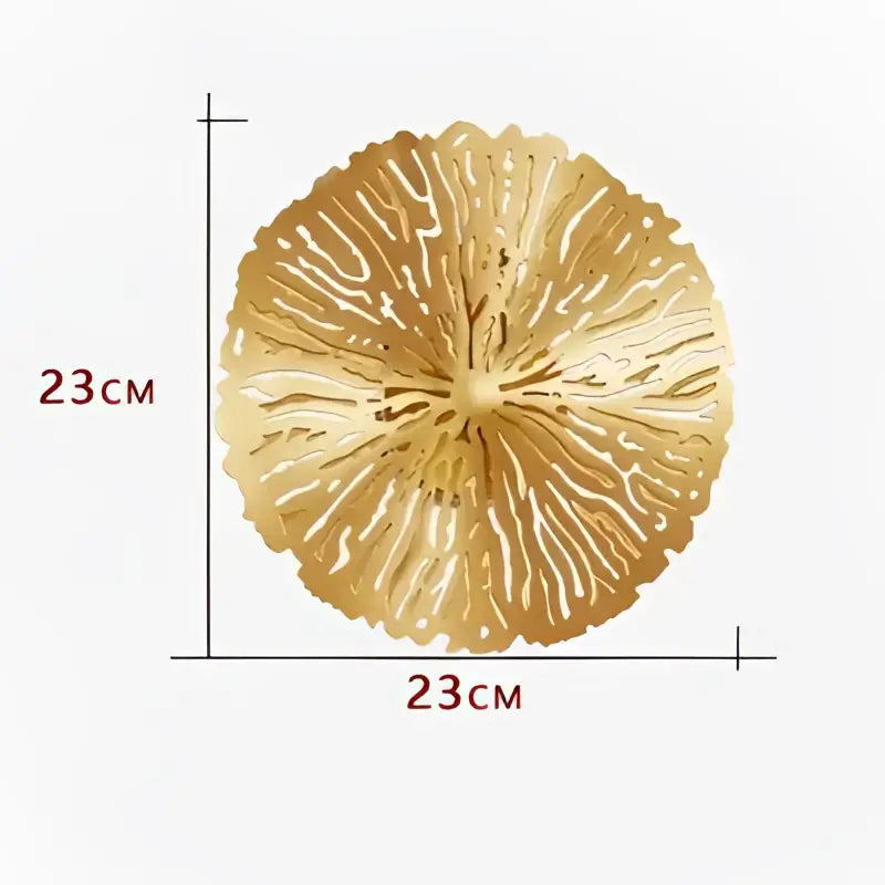 Gold Lotus Wall Sconce